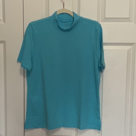 Appleseed’s Mock Turtleneck Tee - Picture 1 of 7